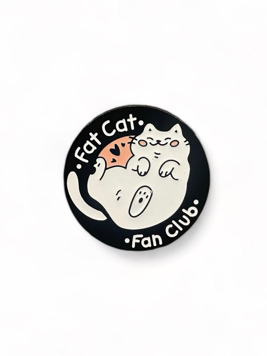 Fat Cat Fan Club Pin