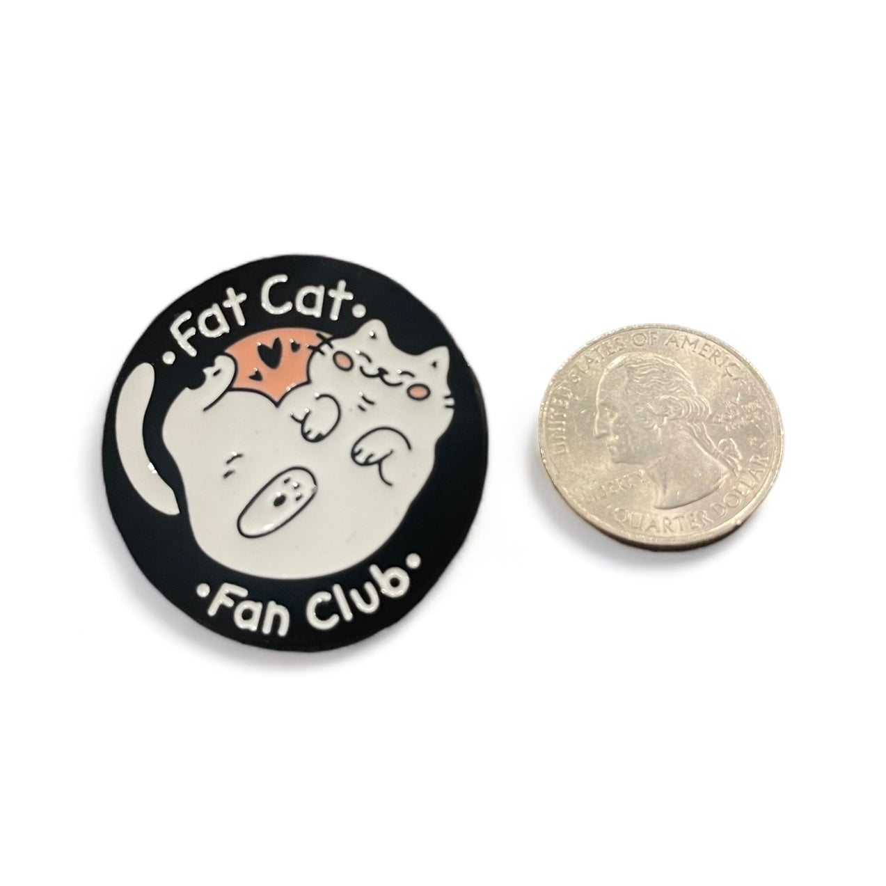 Fat Cat Fan Club Pin