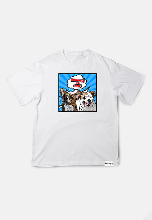 @Notoriousandfriends: Kindness is Cool White T-Shirt P1